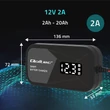 Kép 10/15 - Qoltec 12V mikroprocesszoros töltő LCD kijelzővel