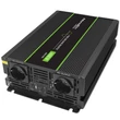 Kép 14/15 - Qoltec 2000W inverter, tiszta szinuszhullám, fekete színben