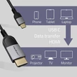 Kép 4/9 - Qoltec USB-C - HDMI adapter kábel 4K 60Hz 2m
