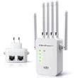 Kép 1/16 - Qoltec WiFi 5 jelerősítő 6 antennával és 1200Mb/s sebességgel