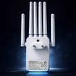 Kép 7/16 - Qoltec WiFi 5 jelerősítő 6 antennával és 1200Mb/s sebességgel