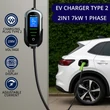 Kép 2/15 - Qoltec Mobil EV Elektromos Autó Töltő 2 az 1-ben