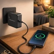 Kép 8/11 - Qoltec 100W GaN hálózati töltő USB-C kábellel