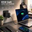 Kép 4/11 - Qoltec 65W GaN szupergyors hálózati töltő