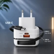 Kép 4/9 - Qoltec 65W GaN szuper gyors hálózati töltő