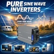 Kép 5/10 - Qoltec Tiszta Szinuszos Inverter 3000W LCD és USB csatlakozóval