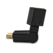 Kép 3/4 - Qoltec HDMI adapter A típusú apa és anya, forgatható csatlakozóval