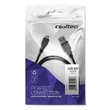Kép 3/3 - Qoltec 1m USB A apa és Micro USB B apa kábel fekete színben