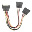 Kép 2/2 - Qoltec SATA kábel elosztó 2xSATA női 0,5m