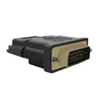 Kép 1/5 - Qoltec HDMI adapter A anya és DVI apa fekete színben