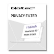 Kép 3/7 - Qoltec adatvédelmi szűrő MacBook Air 11.6"-hoz