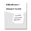 Kép 3/7 - Qoltec adatvédelmi szűrő MacBook Pro 15,5"