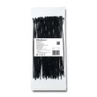 Kép 1/6 - Qoltec 2.5*200mm fekete önzáró kábelkötöző