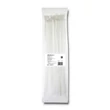 Kép 1/5 - Qoltec 7.2x400mm fehér önzáró kábelkötöző