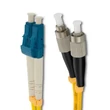 Kép 2/3 - Qoltec Patchcord optikai szál LC/UPC - FC/UPC | Egymódusú | 9/125 | G652D | Duplex | 5m