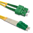 Kép 1/3 - Qoltec 2m SC/APC - LC/APC optikai patchcord kábel