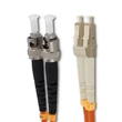 Kép 2/3 - Qoltec 3m multimódusú optikai patchcord LC/UPC - ST/UPC