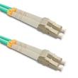 Kép 1/3 - Qoltec Patchcord optikai kábel LC/UPC - LC/UPC | Multimódusú | 50/125 | OM3 | Duplex | 10m