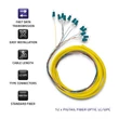 Kép 4/4 - Qoltec 12 x Pigtail optikai szál LC/UPC 2m készlet