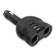 Kép 1/9 - Qoltec autós töltő 12-24V, 2 x USB, QC 3.0