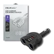 Kép 4/9 - Qoltec autós töltő 12-24V, 2 x USB, QC 3.0