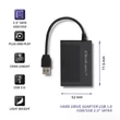 Kép 3/5 - Qoltec USB 3.0 HDD/SSD 2.5" merevlemez adapter