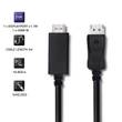 Kép 3/8 - Qoltec DisplayPort v1.1 HDMI 4K 3m kábel fekete színben