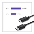 Kép 5/8 - Qoltec DisplayPort v1.2 férfi HDMI férfi kábel 5K 1m