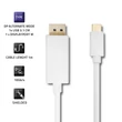 Kép 3/7 - Qoltec Displayport Alternate mód USB-C kábel 5K
