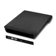 Kép 1/3 - Qoltec külső USB 2.0 SATA optikai meghajtó ház fekete színben