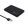 Kép 1/6 - Qoltec fekete külső merevlemez ház 2.5" SATA3