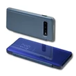 Kép 4/6 - Qoltec kék flip cover tok Samsung S10-hez