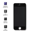 Kép 2/5 - Qoltec LCD érintőképernyő iPhone 5C fekete kerettel