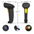 Kép 8/8 - Qoltec Vonalkód olvasó és QR kód szkenner | 1D 2D | USB | Bluetooth