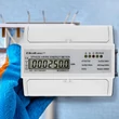 Kép 2/6 - Qoltec Háromfázisú Kétirányú Elektronikus Mérő | DIN sínre szerelhető Energiafogyasztásmérő | 400V | 100A | LCD | 4P
