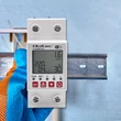 Kép 4/5 - Qoltec Wi-fi DIN sínre szerelhető relé árammérővel 63A| Időzítő | Tuya | Wi-Fi | LED