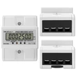 Kép 5/6 - Qoltec Háromfázisú elektronikus mérő | DIN sínre szerelhető energiafogyasztás mérő | 400V | 100A | LCD | 4P