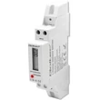 Kép 1/5 - Qoltec Egyfázisú elektronikus mérő | DIN sínre szerelhető energiafogyasztás mérő | 230V | 30A | LCD | 1P