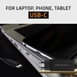 Kép 5/6 - Qoltec 90W GaN Szupergyors Töltő| 5-20V | 3-4.5A | USB-C 3.1 | Laptop | Okostelefon | Tablet
