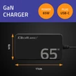 Kép 2/7 - Qoltec 65W GaN tápegység USB-C porttal