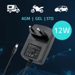 Kép 2/6 - Qoltec automatikus töltő AGM GEL 12V akkumulátorhoz LED kijelzővel