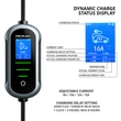 Kép 3/10 - Qoltec Mobil EV Elektromos Autó Töltő 2 az 1-ben Type 2 Állítással | 3,5 kW | 230V | Wi-fi | TUYA | SMART LIFE | LCD | LED | Hordozható | 5m