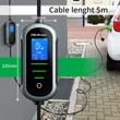 Kép 8/10 - Qoltec Mobil EV Elektromos Autó Töltő 2 az 1-ben Type 2 Állítással | 3,5 kW | 230V | Wi-fi | TUYA | SMART LIFE | LCD | LED | Hordozható | 5m