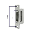 Kép 7/8 - Qoltec Fordított elektromos zár | 12V | Rozsdamentes acél