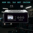 Kép 2/7 - Qoltec 12V 24V mikroprocesszoros töltő LCD kijelzővel