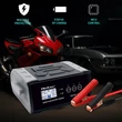 Kép 4/7 - Qoltec 12V 24V mikroprocesszoros töltő LCD kijelzővel