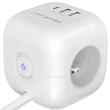 Kép 5/6 - Qoltec Power Cube 6 az 1-ben hosszabbító világító kapcsolóval
