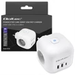 Kép 6/6 - Qoltec Power Cube 6 az 1-ben hosszabbító fehér színben