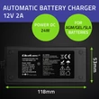 Kép 5/6 - Qoltec automatikus töltő AGM GEL akkumulátorokhoz