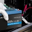 Kép 3/9 - Qoltec 12.8V 9Ah LiFePO4 lítium-vas-foszfát akkumulátor